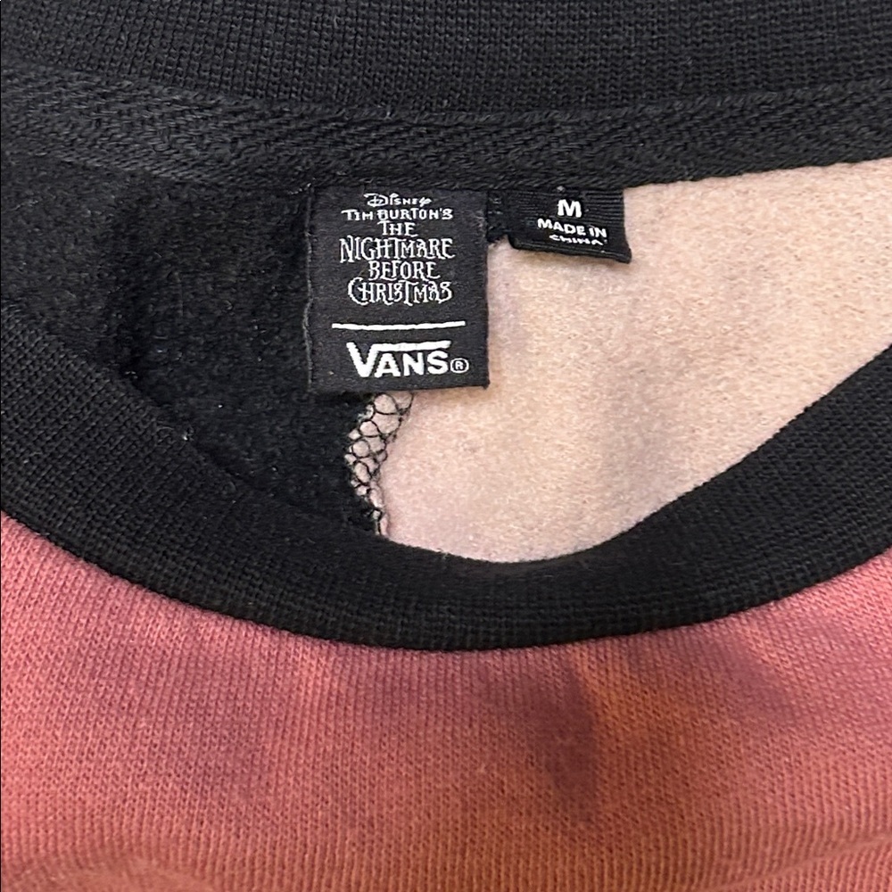 Vans Colorblock Tim Burtons the Nightmare Before Christmas Crewneck Sweater - Picture 4 of 9